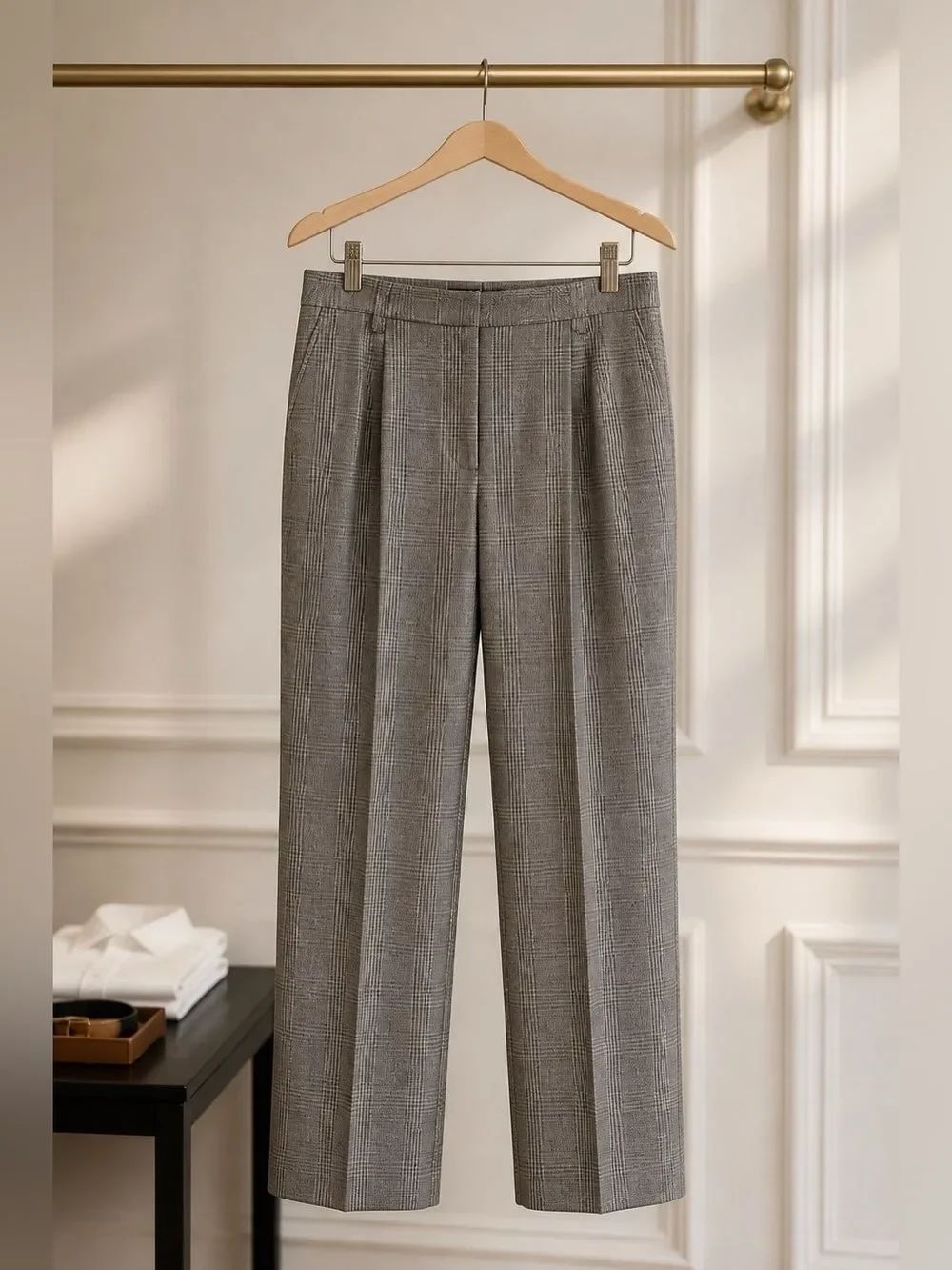 Dockers Gray Glen Plaid Dress Pants